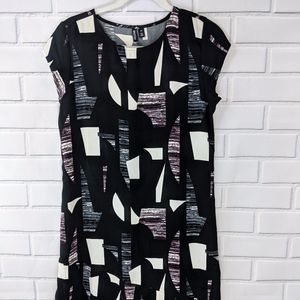 VALETTE Nordstrom 80s Geometric Asymetric hem XS